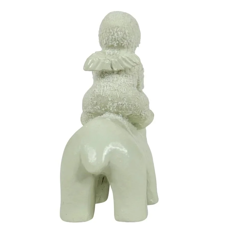 Dept 56 Snowbabies Miniatures Polar Bear Express Handpainted Pewter Figurine Box